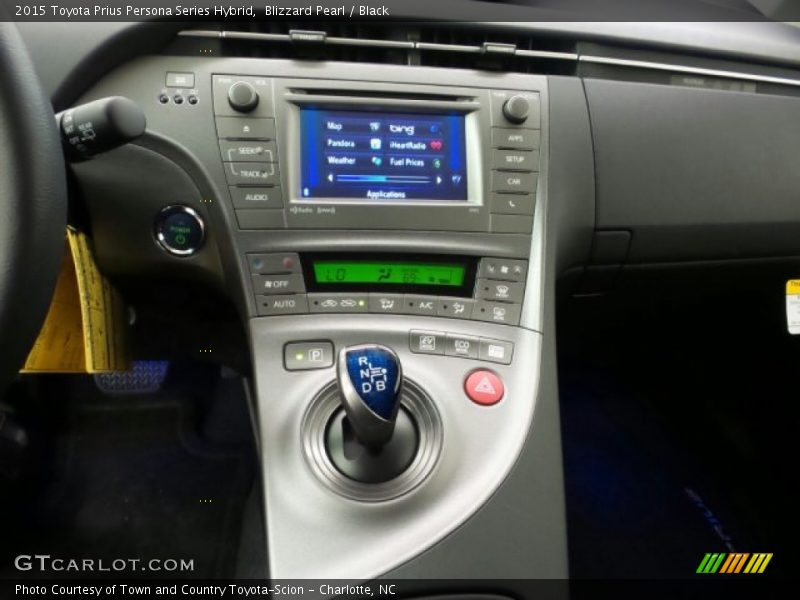 Controls of 2015 Prius Persona Series Hybrid