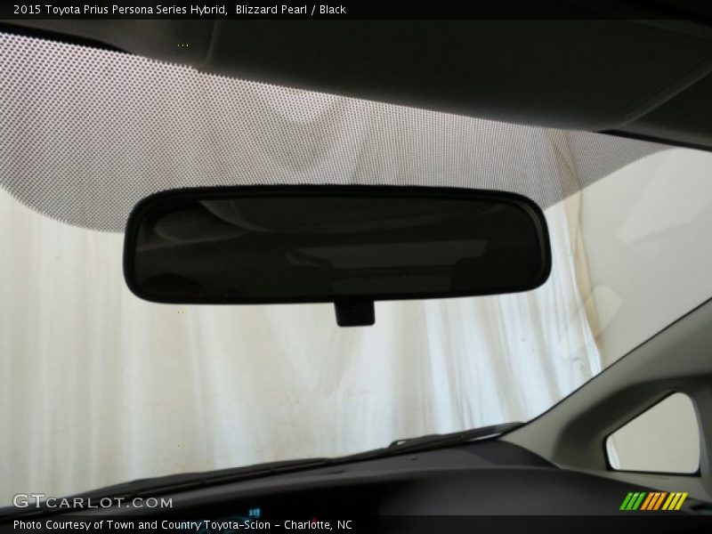 Blizzard Pearl / Black 2015 Toyota Prius Persona Series Hybrid