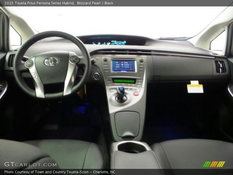 Dashboard of 2015 Prius Persona Series Hybrid