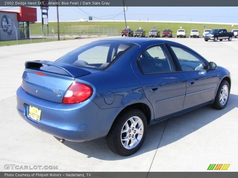 Atlantic Blue Pearl / Dark Slate Gray 2002 Dodge Neon SXT