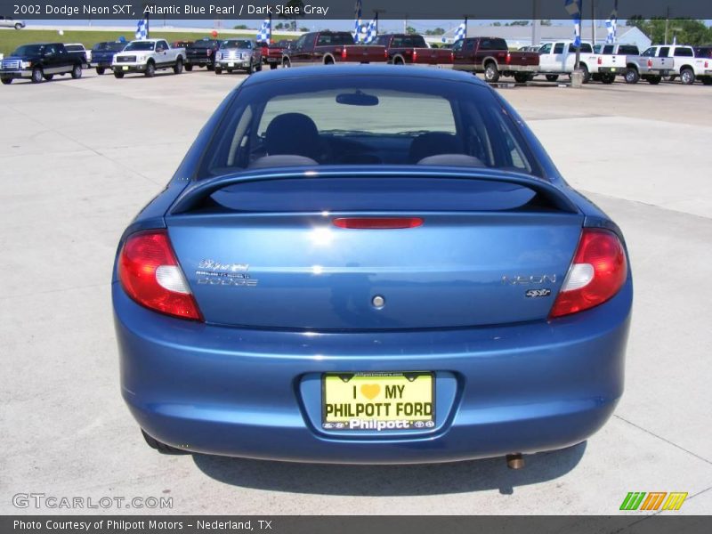 Atlantic Blue Pearl / Dark Slate Gray 2002 Dodge Neon SXT