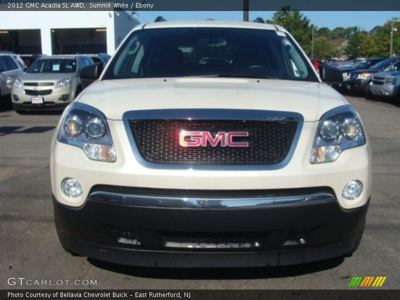 Summit White / Ebony 2012 GMC Acadia SL AWD