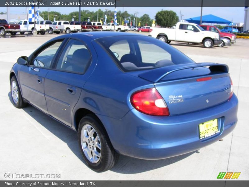 Atlantic Blue Pearl / Dark Slate Gray 2002 Dodge Neon SXT