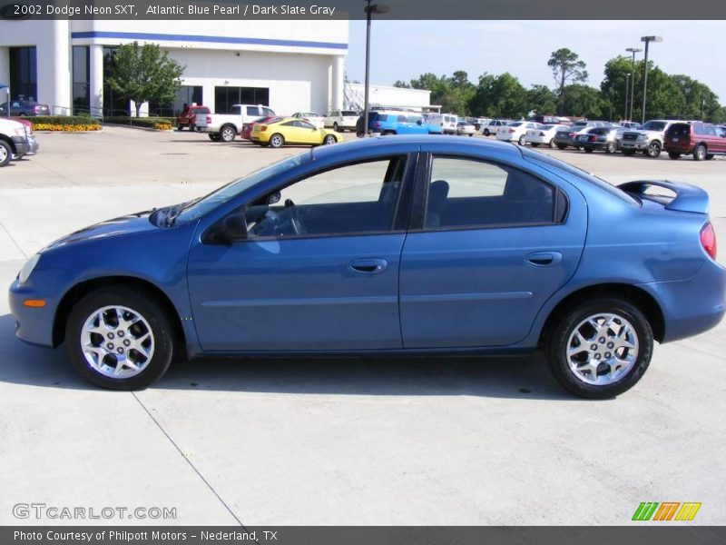 Atlantic Blue Pearl / Dark Slate Gray 2002 Dodge Neon SXT