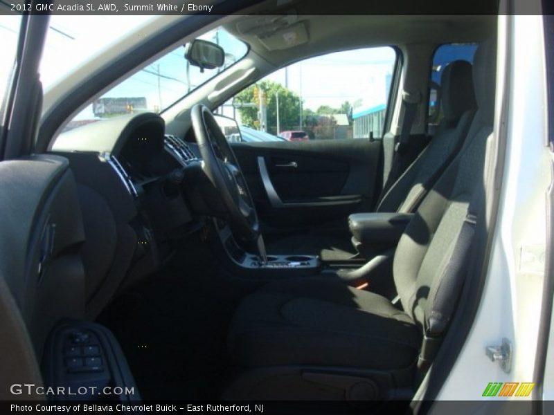 Summit White / Ebony 2012 GMC Acadia SL AWD
