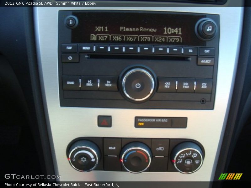Summit White / Ebony 2012 GMC Acadia SL AWD