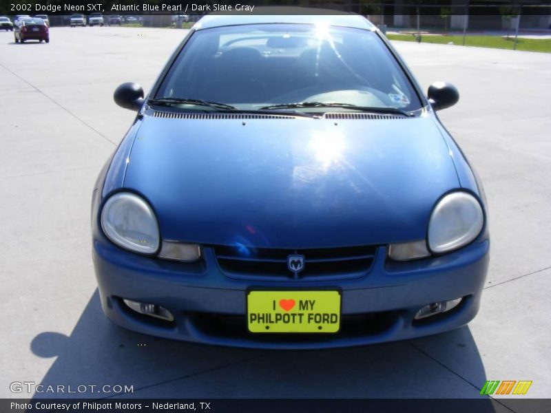Atlantic Blue Pearl / Dark Slate Gray 2002 Dodge Neon SXT