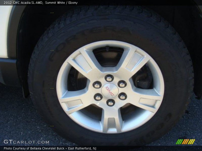 Summit White / Ebony 2012 GMC Acadia SL AWD