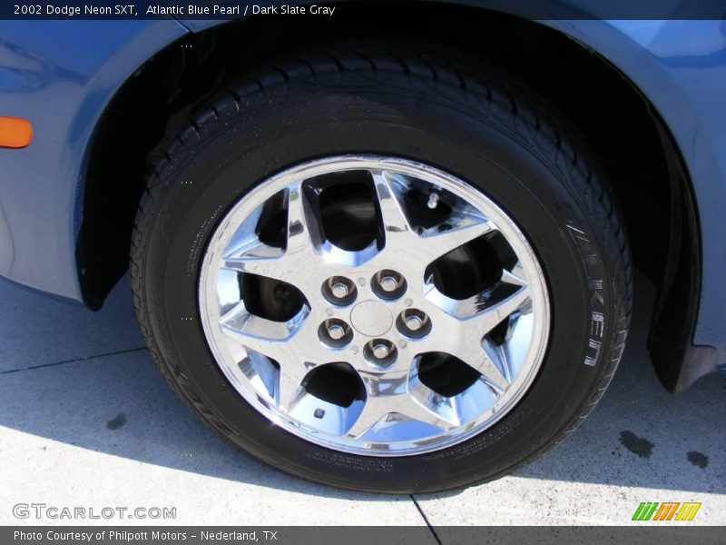 Atlantic Blue Pearl / Dark Slate Gray 2002 Dodge Neon SXT