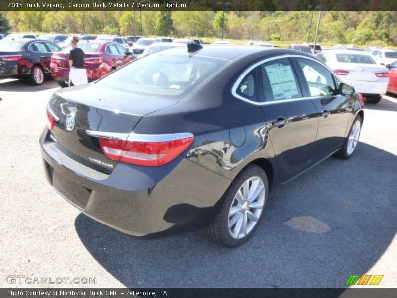 Carbon Black Metallic / Medium Titanium 2015 Buick Verano