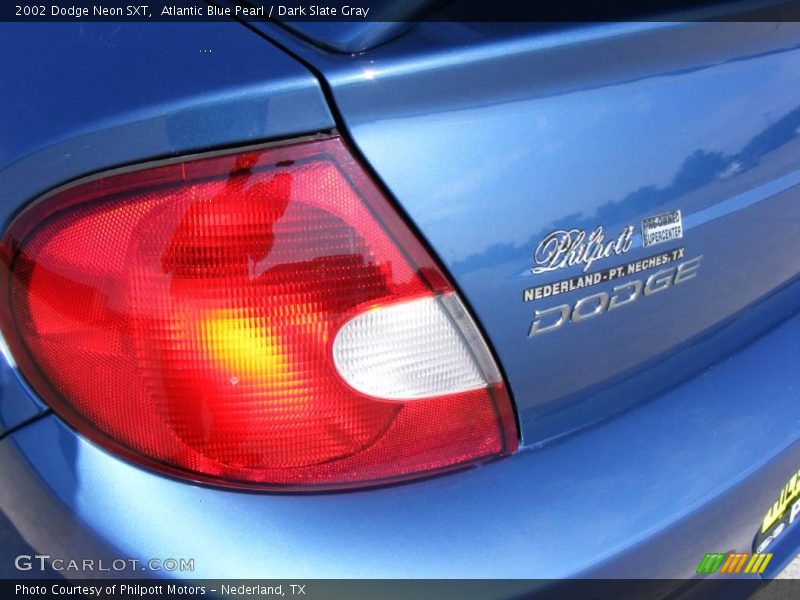 Atlantic Blue Pearl / Dark Slate Gray 2002 Dodge Neon SXT