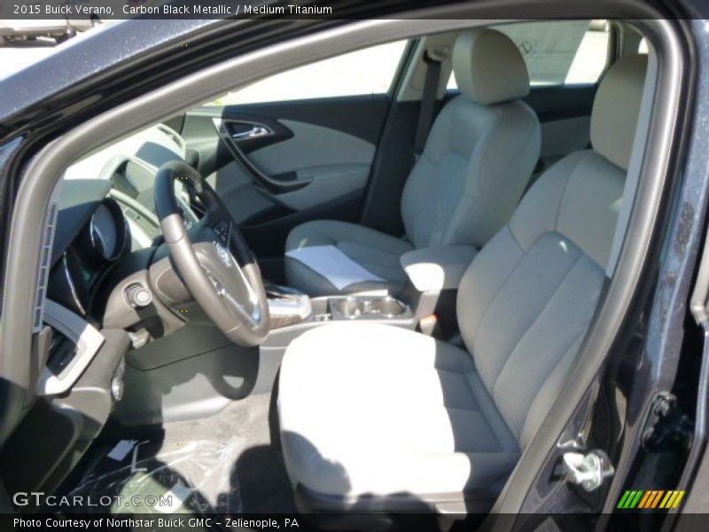 Carbon Black Metallic / Medium Titanium 2015 Buick Verano