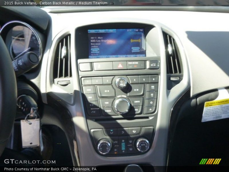 Carbon Black Metallic / Medium Titanium 2015 Buick Verano