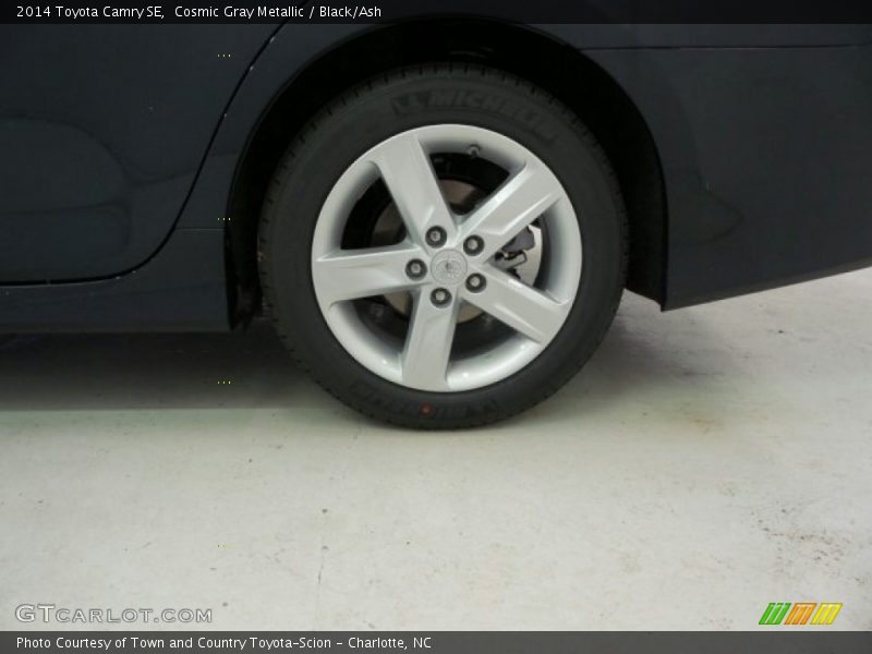 Cosmic Gray Metallic / Black/Ash 2014 Toyota Camry SE