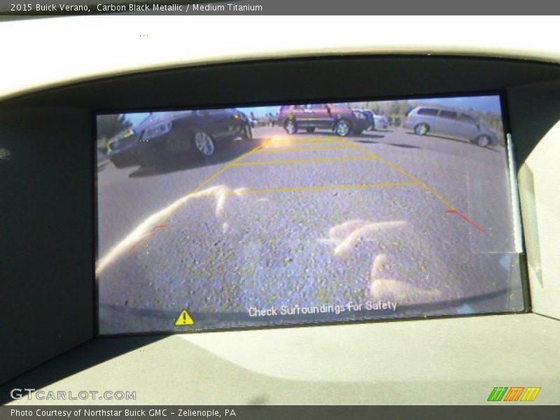 Carbon Black Metallic / Medium Titanium 2015 Buick Verano