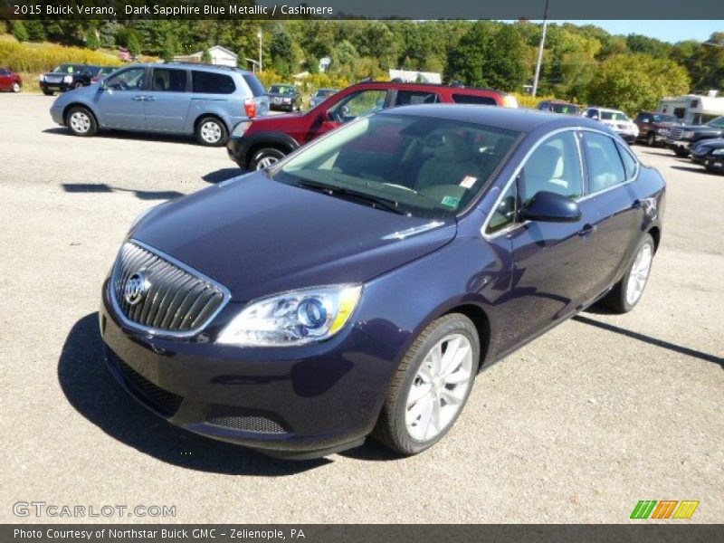 Dark Sapphire Blue Metallic / Cashmere 2015 Buick Verano