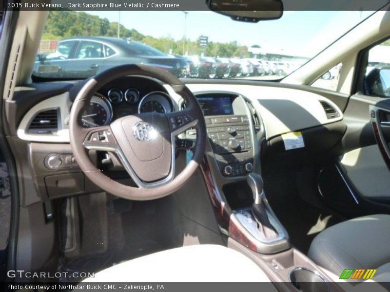 Dark Sapphire Blue Metallic / Cashmere 2015 Buick Verano