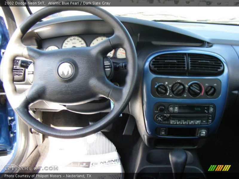 Atlantic Blue Pearl / Dark Slate Gray 2002 Dodge Neon SXT