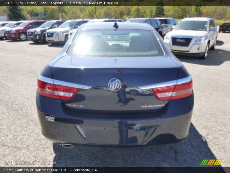 Dark Sapphire Blue Metallic / Medium Titanium 2015 Buick Verano