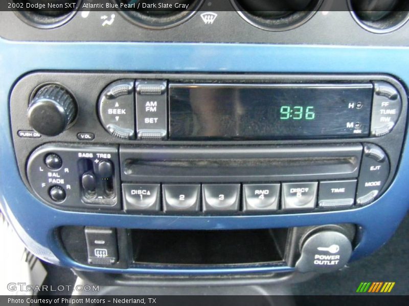 Atlantic Blue Pearl / Dark Slate Gray 2002 Dodge Neon SXT