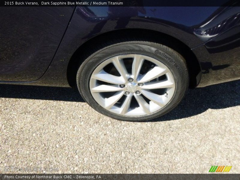 Dark Sapphire Blue Metallic / Medium Titanium 2015 Buick Verano