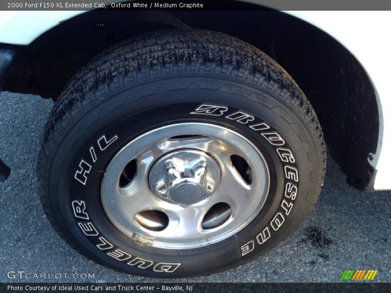 Oxford White / Medium Graphite 2000 Ford F150 XL Extended Cab