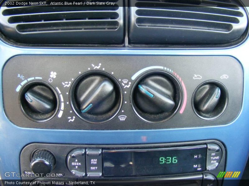 Atlantic Blue Pearl / Dark Slate Gray 2002 Dodge Neon SXT