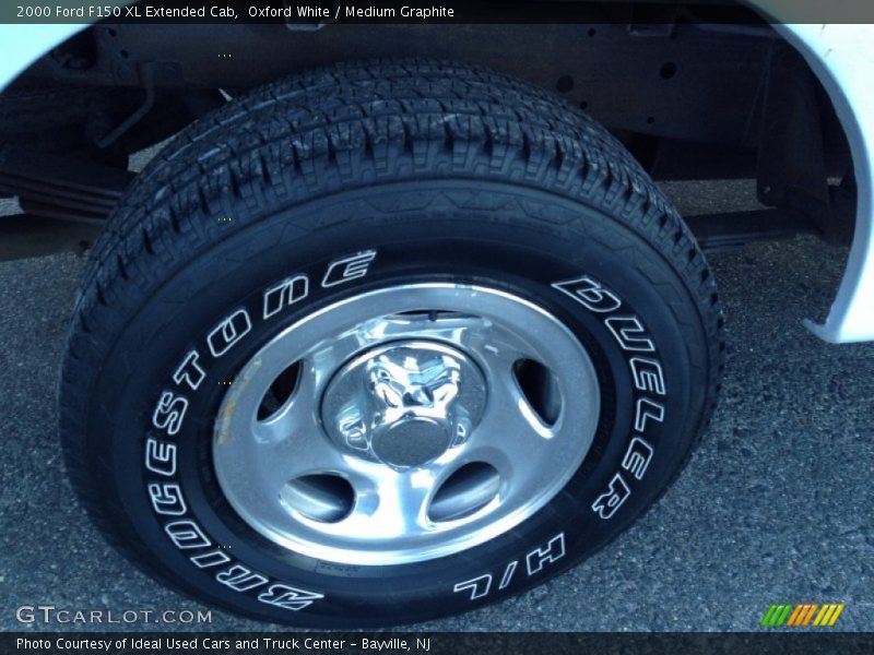 Oxford White / Medium Graphite 2000 Ford F150 XL Extended Cab