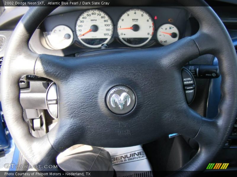 Atlantic Blue Pearl / Dark Slate Gray 2002 Dodge Neon SXT