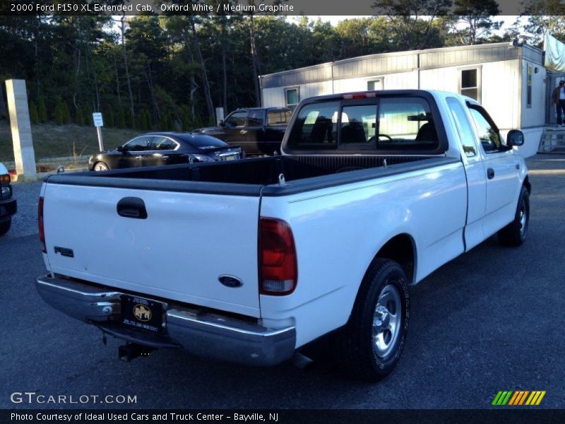Oxford White / Medium Graphite 2000 Ford F150 XL Extended Cab