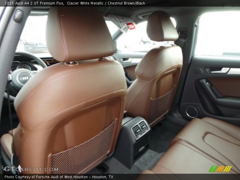 Glacier White Metallic / Chestnut Brown/Black 2015 Audi A4 2.0T Premium Plus