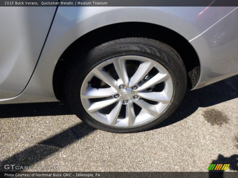 Quicksilver Metallic / Medium Titanium 2015 Buick Verano