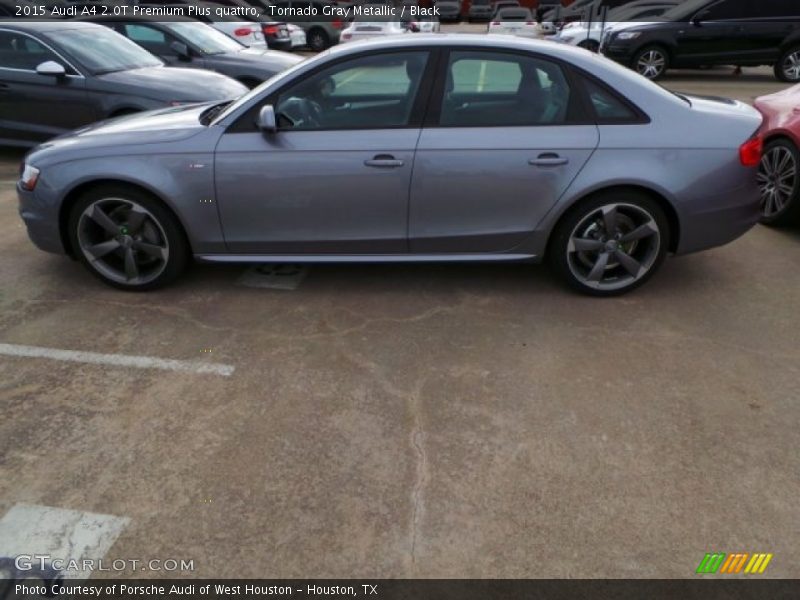 Tornado Gray Metallic / Black 2015 Audi A4 2.0T Premium Plus quattro