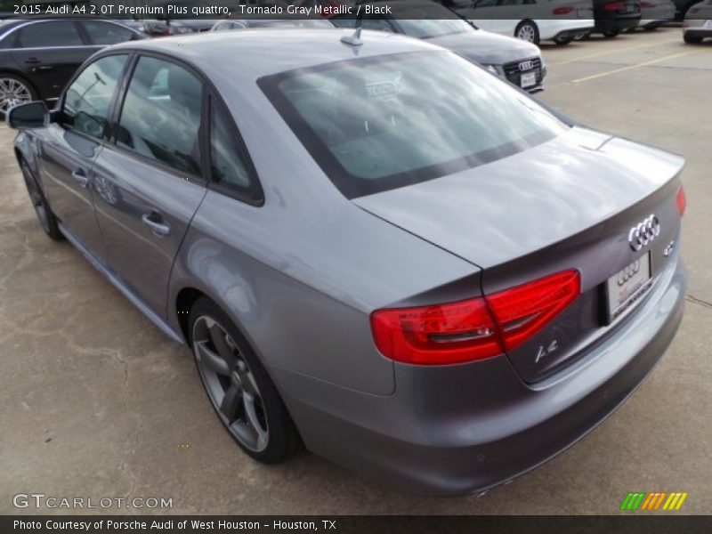 Tornado Gray Metallic / Black 2015 Audi A4 2.0T Premium Plus quattro