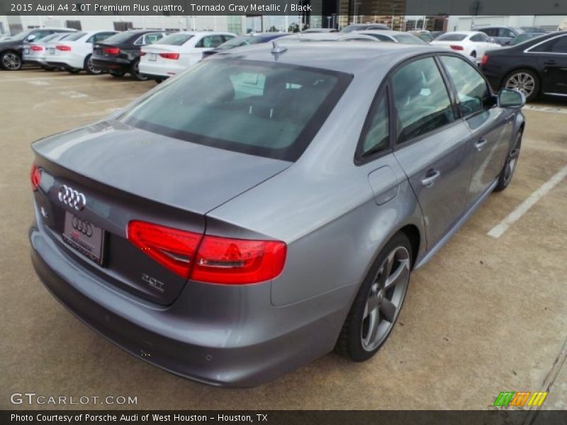 Tornado Gray Metallic / Black 2015 Audi A4 2.0T Premium Plus quattro