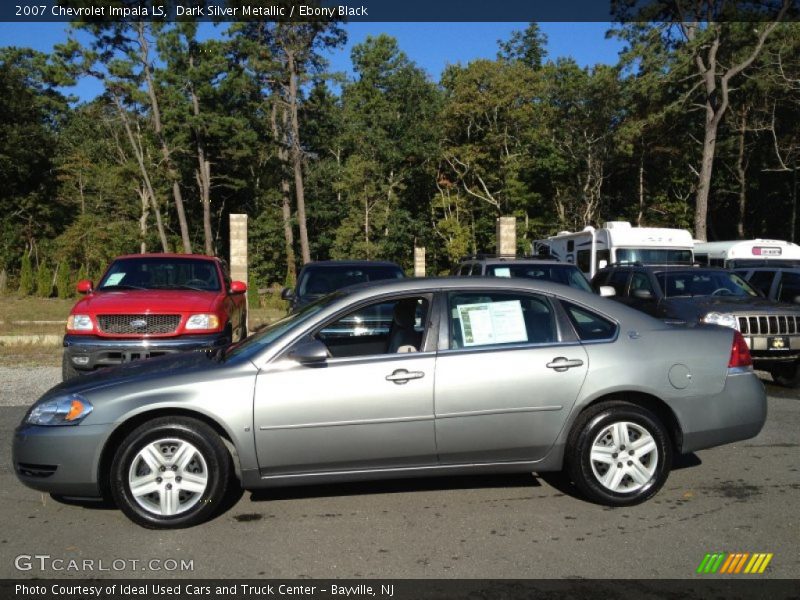 Dark Silver Metallic / Ebony Black 2007 Chevrolet Impala LS