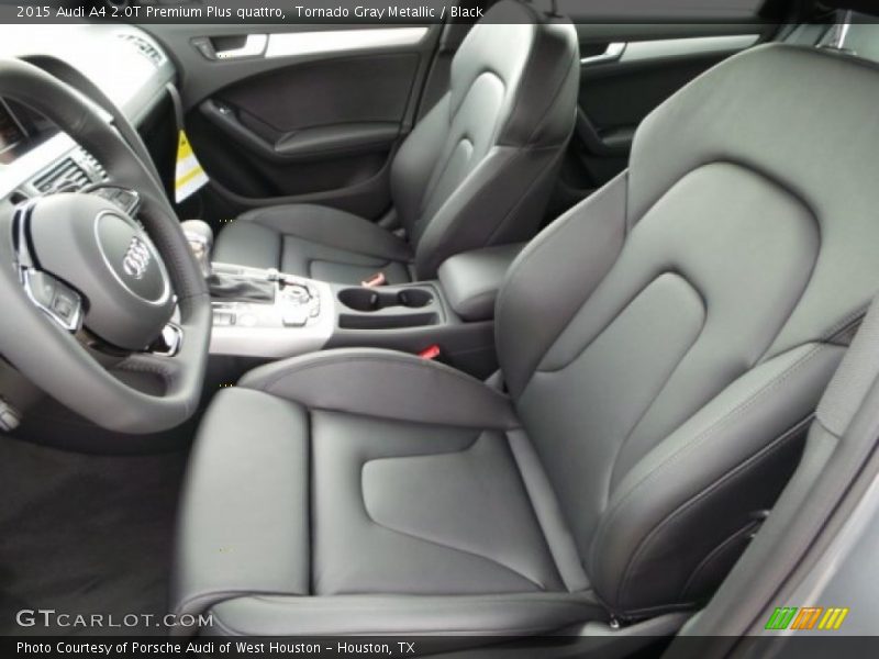 Tornado Gray Metallic / Black 2015 Audi A4 2.0T Premium Plus quattro