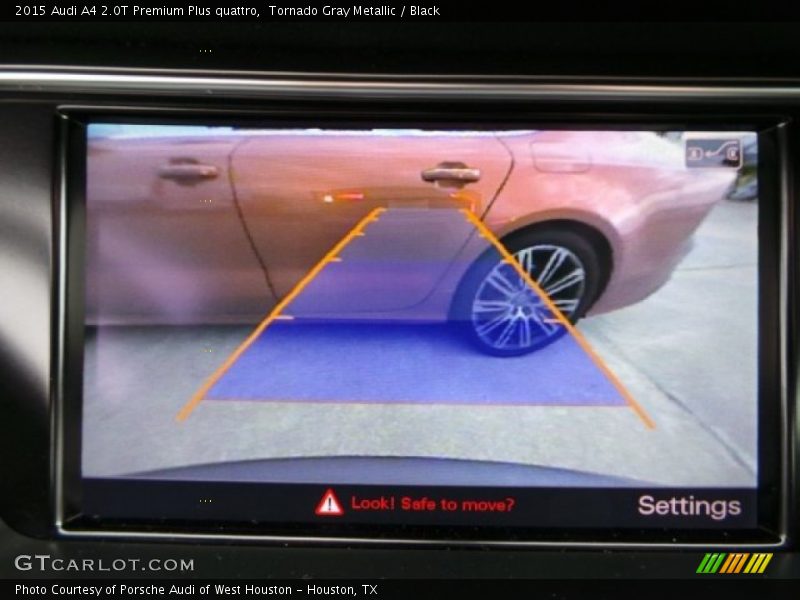 Tornado Gray Metallic / Black 2015 Audi A4 2.0T Premium Plus quattro