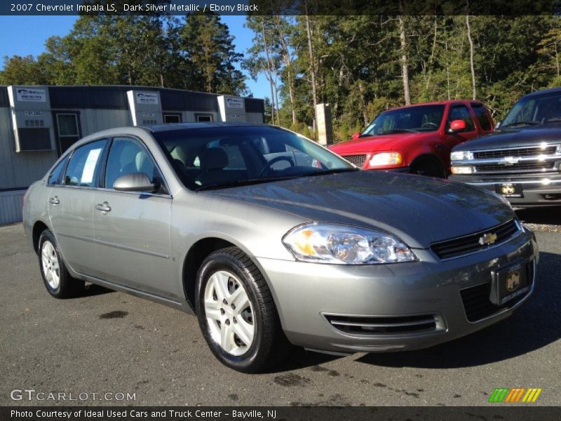 Dark Silver Metallic / Ebony Black 2007 Chevrolet Impala LS