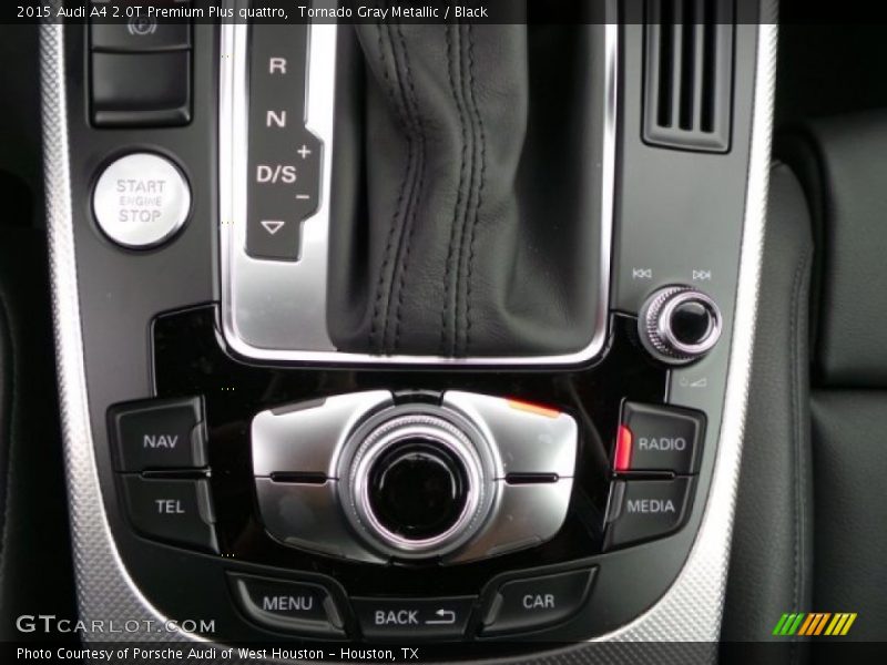 Tornado Gray Metallic / Black 2015 Audi A4 2.0T Premium Plus quattro