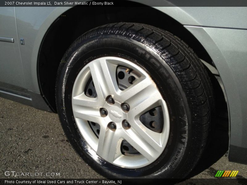 Dark Silver Metallic / Ebony Black 2007 Chevrolet Impala LS