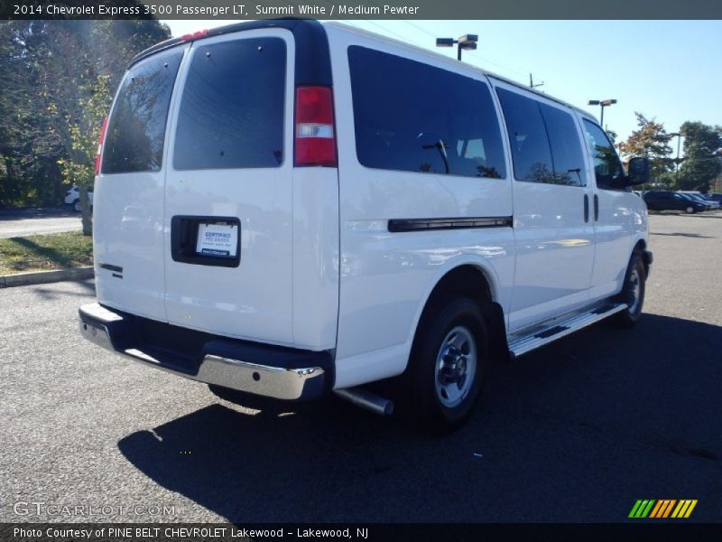 Summit White / Medium Pewter 2014 Chevrolet Express 3500 Passenger LT