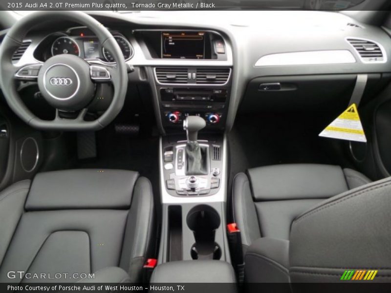 Tornado Gray Metallic / Black 2015 Audi A4 2.0T Premium Plus quattro