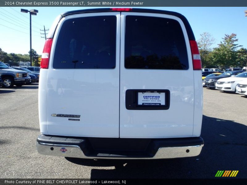 Summit White / Medium Pewter 2014 Chevrolet Express 3500 Passenger LT