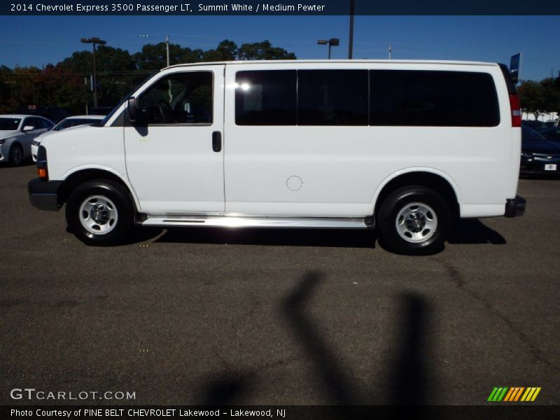 Summit White / Medium Pewter 2014 Chevrolet Express 3500 Passenger LT