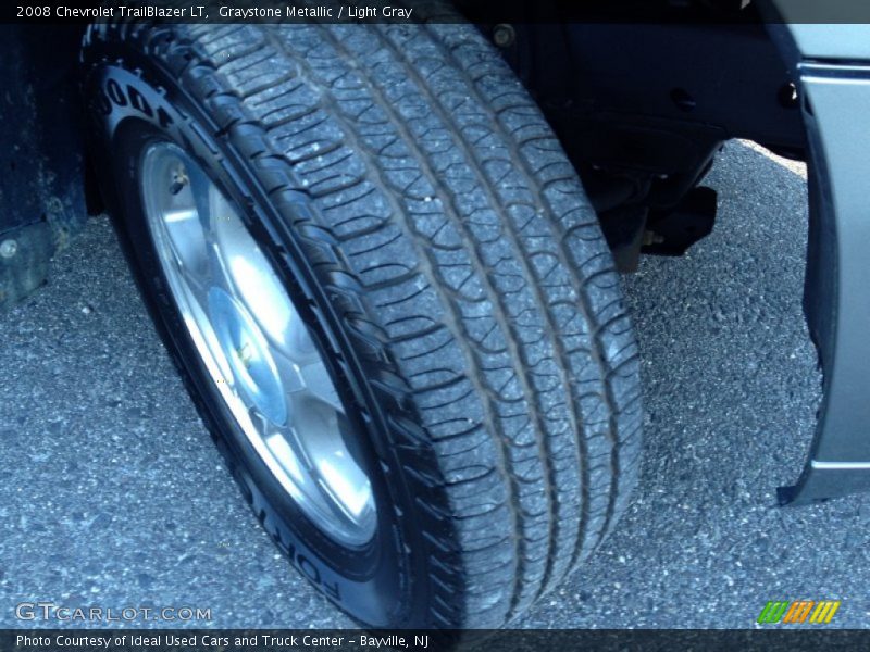Graystone Metallic / Light Gray 2008 Chevrolet TrailBlazer LT