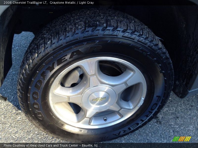 Graystone Metallic / Light Gray 2008 Chevrolet TrailBlazer LT