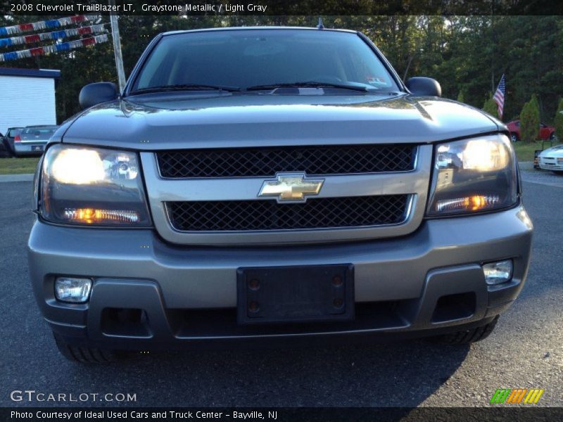 Graystone Metallic / Light Gray 2008 Chevrolet TrailBlazer LT