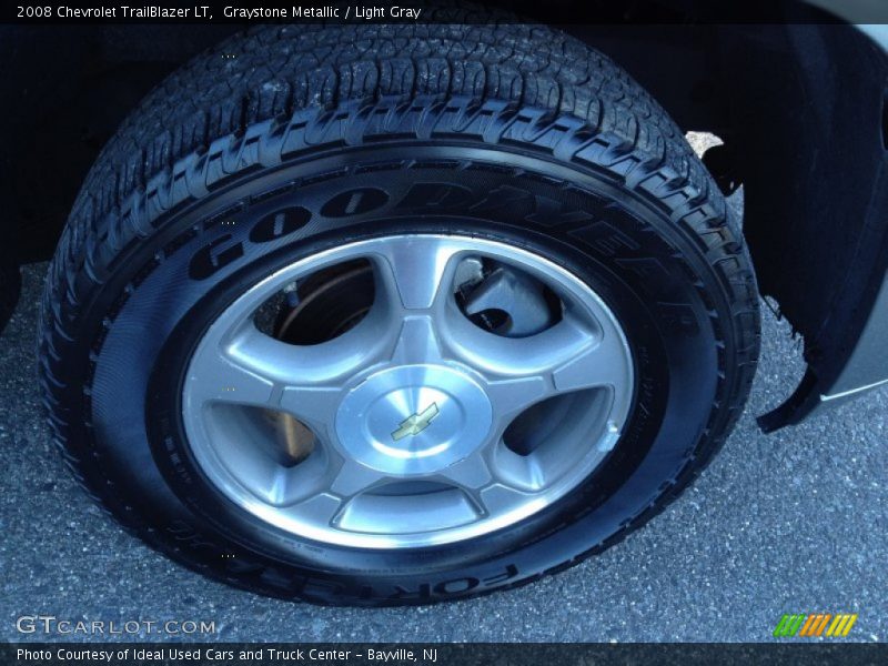 Graystone Metallic / Light Gray 2008 Chevrolet TrailBlazer LT