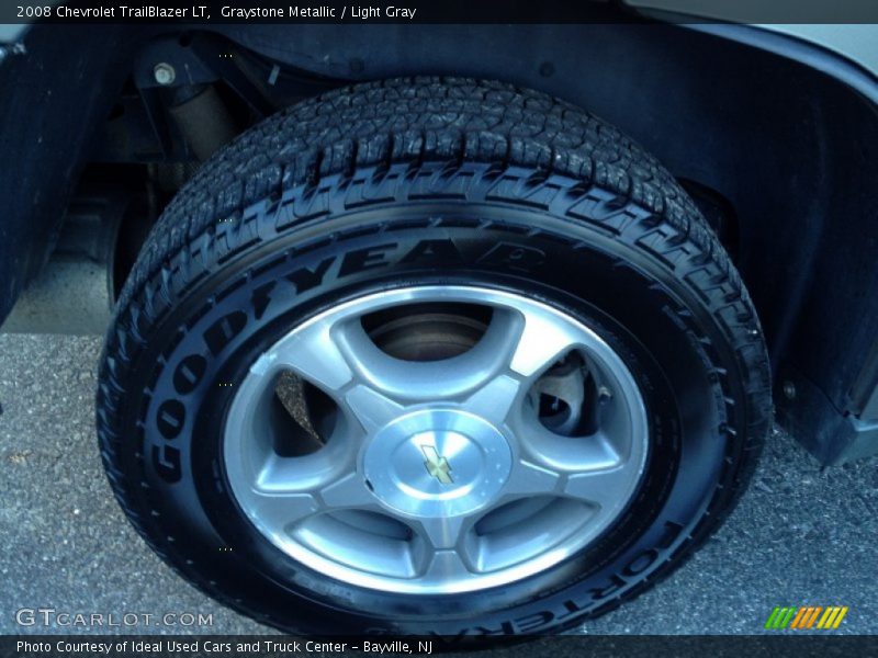 Graystone Metallic / Light Gray 2008 Chevrolet TrailBlazer LT